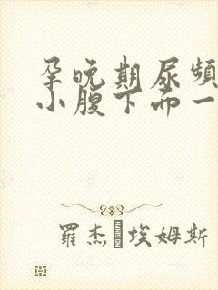 孕晚期尿频感觉小腹下面一直有尿意怎么回事