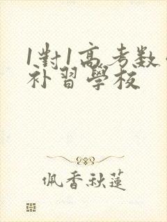 1对1高考数学补习学校