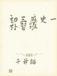 初三历史一对一补习班