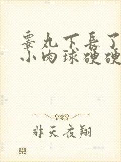 睾丸下长了一个小肉球硬硬的