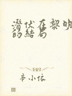 潜伏在黎明之前的结局