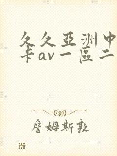 久久亚洲中文不卡av一区二区
