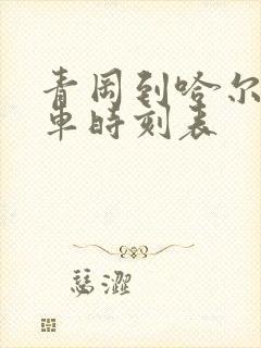 青冈到哈尔滨客车时刻表