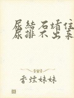 尿结石堵住尿道尿排不出来怎么办