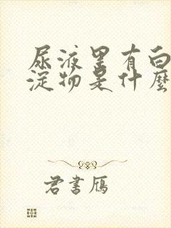 尿液里有白色沉淀物是什么原因