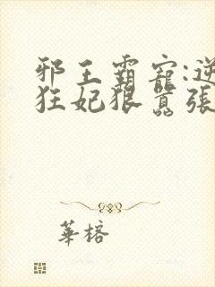 邪王霸宠:逆天狂妃狠嚣张