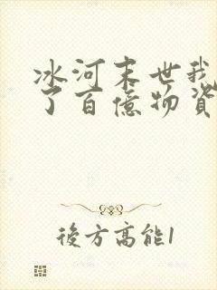 冰河末世我囤积了百亿物资全部章节