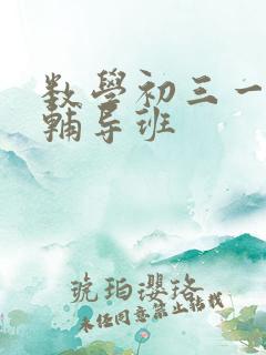 数学初三一对一辅导班