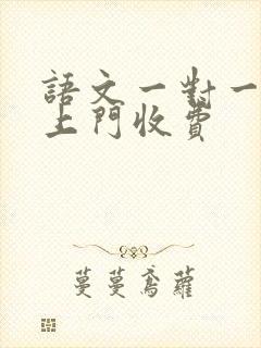 语文一对一家教上门收费