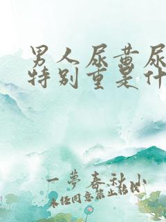 男人尿黄尿骚味特别重是什么原因