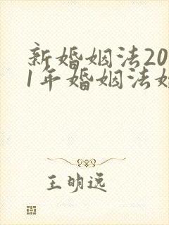 新婚姻法2021年婚姻法婚内出轨