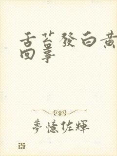 舌苔发白黄怎么回事