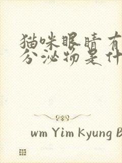 猫咪眼睛有白色分泌物是什么原因