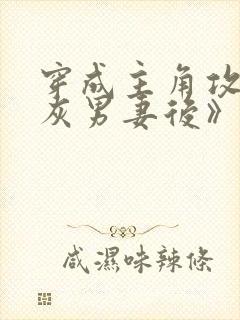 穿成主角攻的炮灰男妻后》