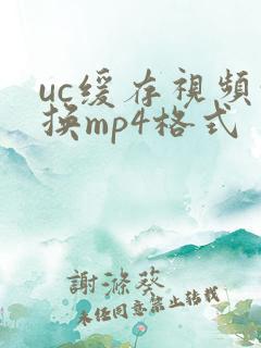 uc缓存视频转换mp4格式