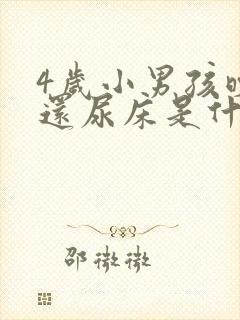 4岁小男孩晚上还尿床是什么原因