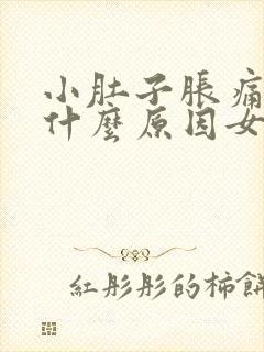 小肚子胀痛尿频什么原因女性