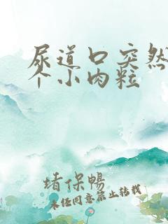 尿道口突然长了个小肉粒