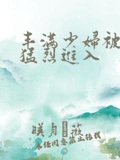 丰满少妇被黑人猛烈进入