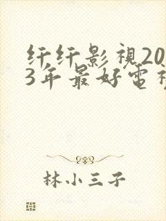 纤纤影视2023年最好电视剧