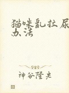 猫咪乱拉尿解决办法