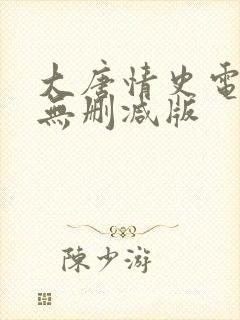 大唐情史电视剧无删减版