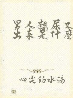 男人想尿又尿不出来是什么原因