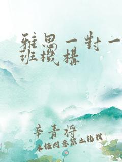 雅思一对一培训班机构