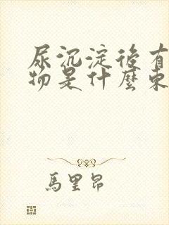 尿沉淀后有絮状物是什么东西