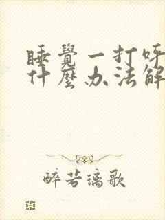 睡觉一打呼噜有什么办法解决吗