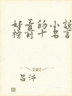 好看的小说排行榜前十名言情现代