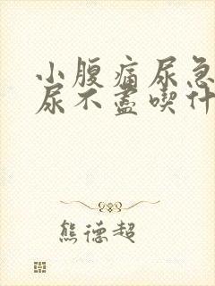 小腹痛尿急尿频尿不尽吃什么药