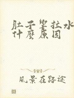 肚子响拉水便是什么原因