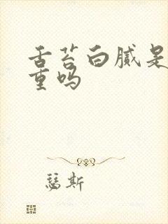 舌苔白腻是湿气重吗