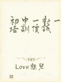 初中一对一辅导培训价钱