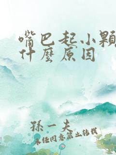 嘴巴起小颗粒是什么原因