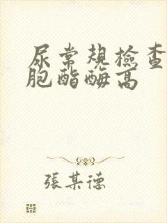 尿常规检查白细胞酯酶高