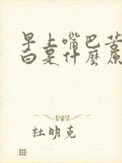 早上嘴巴苦舌苔白是什么原因