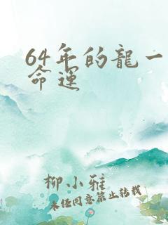 64年的龙一生命运