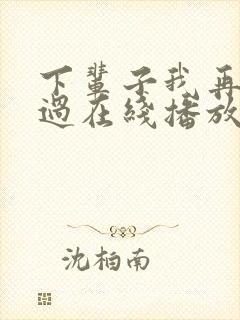 下辈子我再好好过在线播放