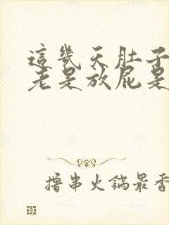 这几天肚子胀气老是放屁是什么原因