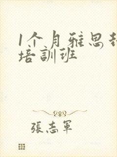 1个月雅思封闭培训班