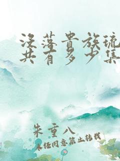 没落贵族琉璃川共有多少集