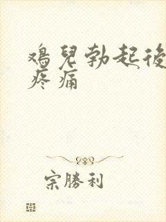 鸡儿勃起后鸡儿疼痛