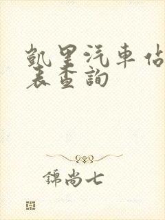 凯里汽车站时刻表查询