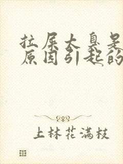 拉屎太臭是什么原因引起的