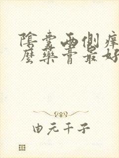 阴囊两侧痒用什么药膏最好