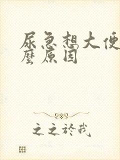 尿急想大便是什么原因