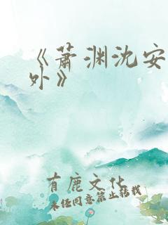 《萧渊沈安安番外》