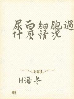 尿白细胞过高是什么情况